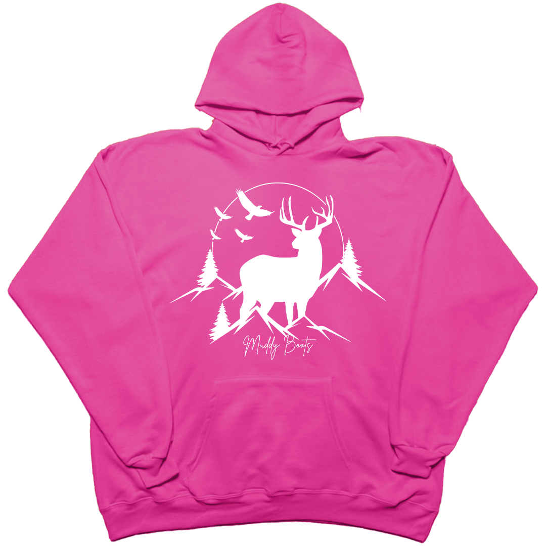 Mountain Deer Adult Hoodie