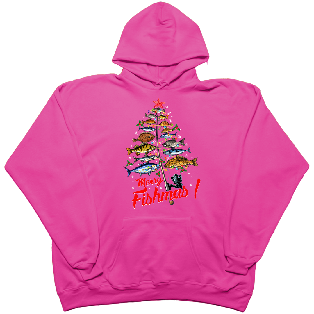 Merry Fishmas Adult Hoodie