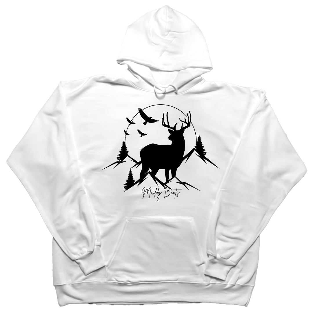 Mountain Deer Adult Hoodie