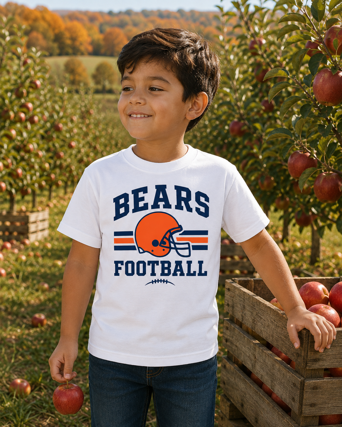Bears Football Kids Tee