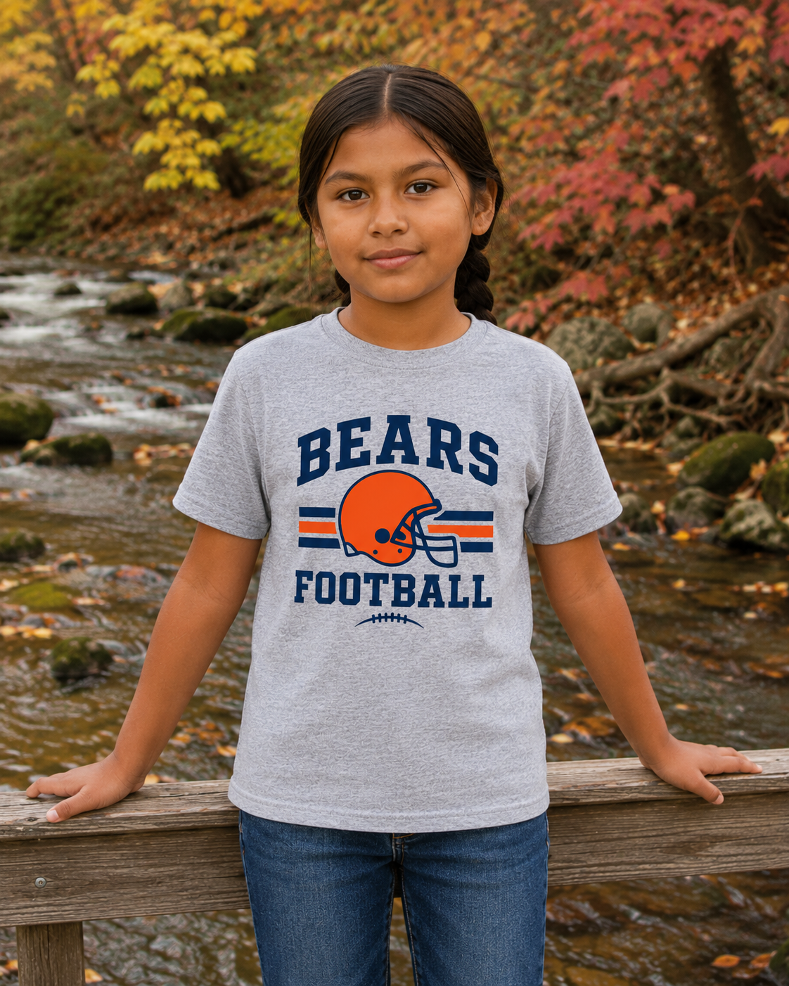 Bears Football Kids Tee