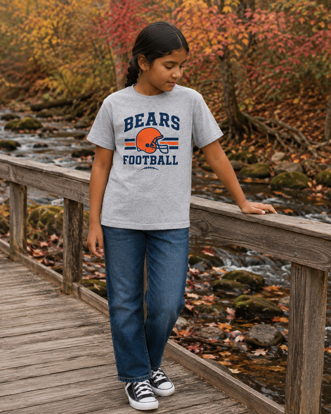 Bears Football Kids Tee