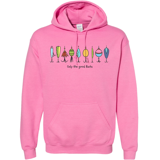 Only The Good Baits Adult Hoodie