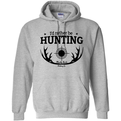 I'd Rather Be Hunting Adult Hoodie