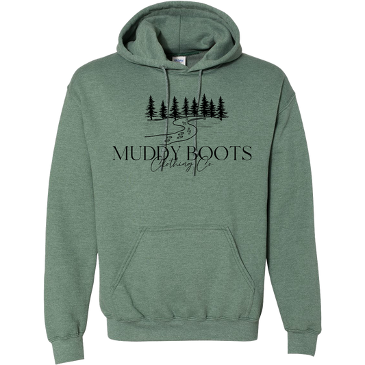 Muddy Boots Adult Hoodie