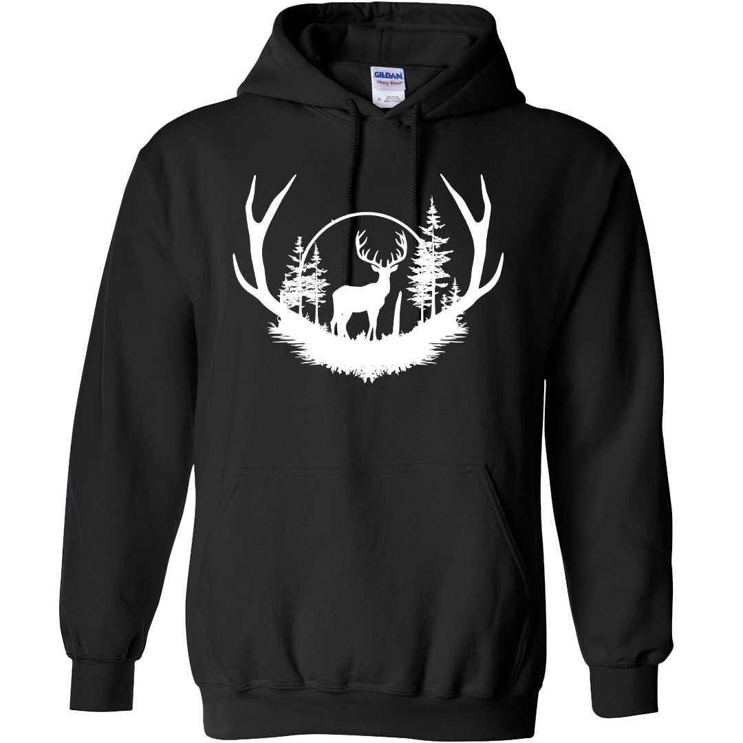 Deer Head Adult Hoodie
