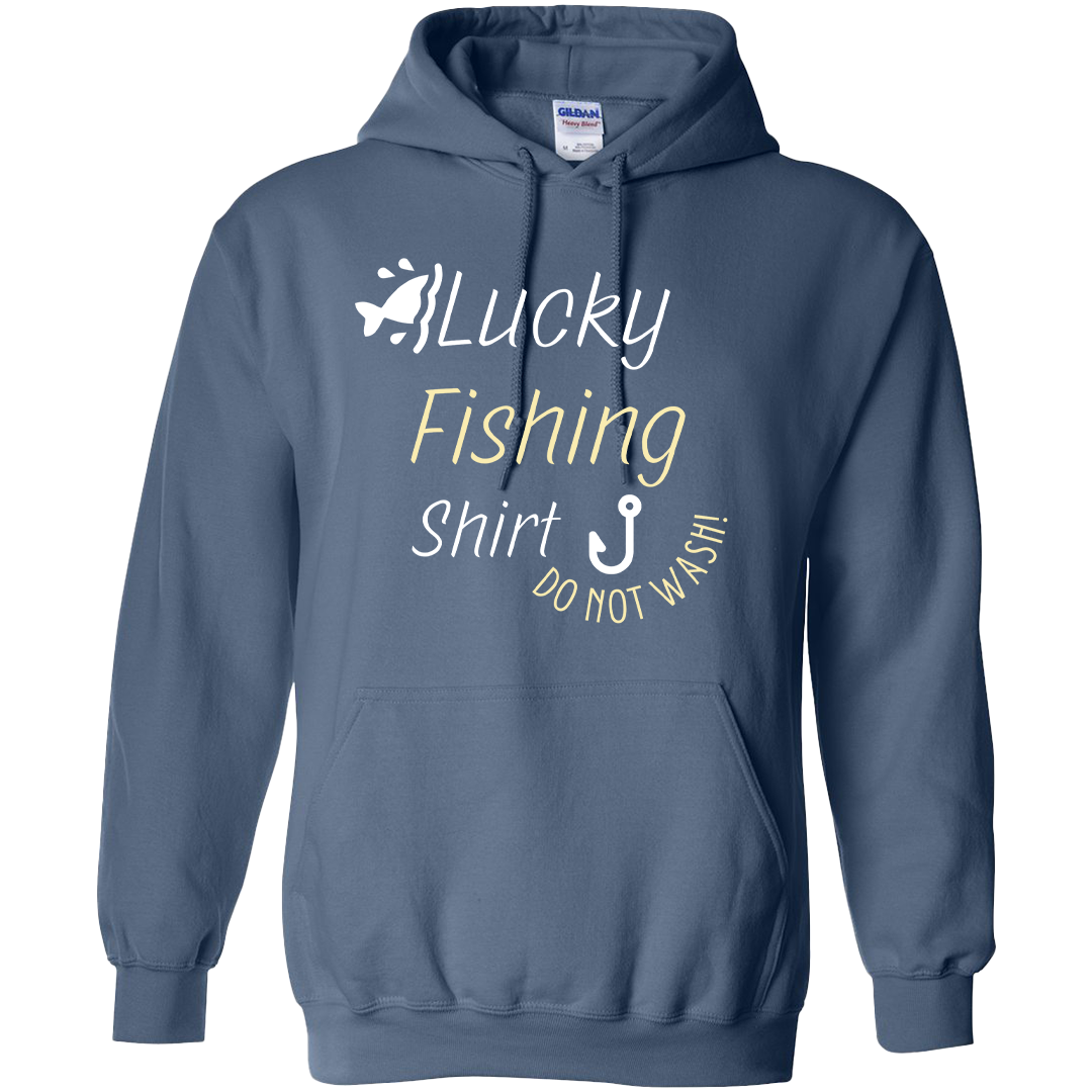 Lucky Fishing Shirt Adult Hoodie