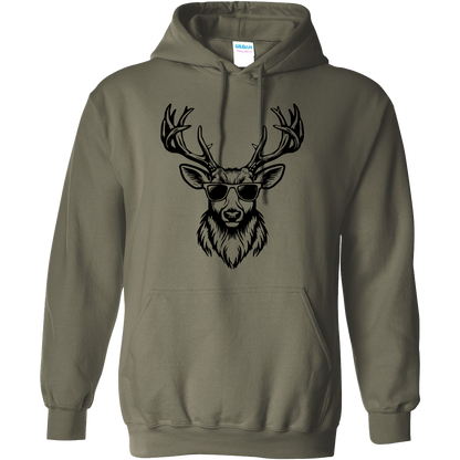 Cool Deer Adult Hoodie