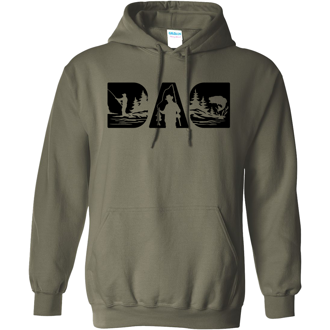 Fishing Dad Adult Hoodie