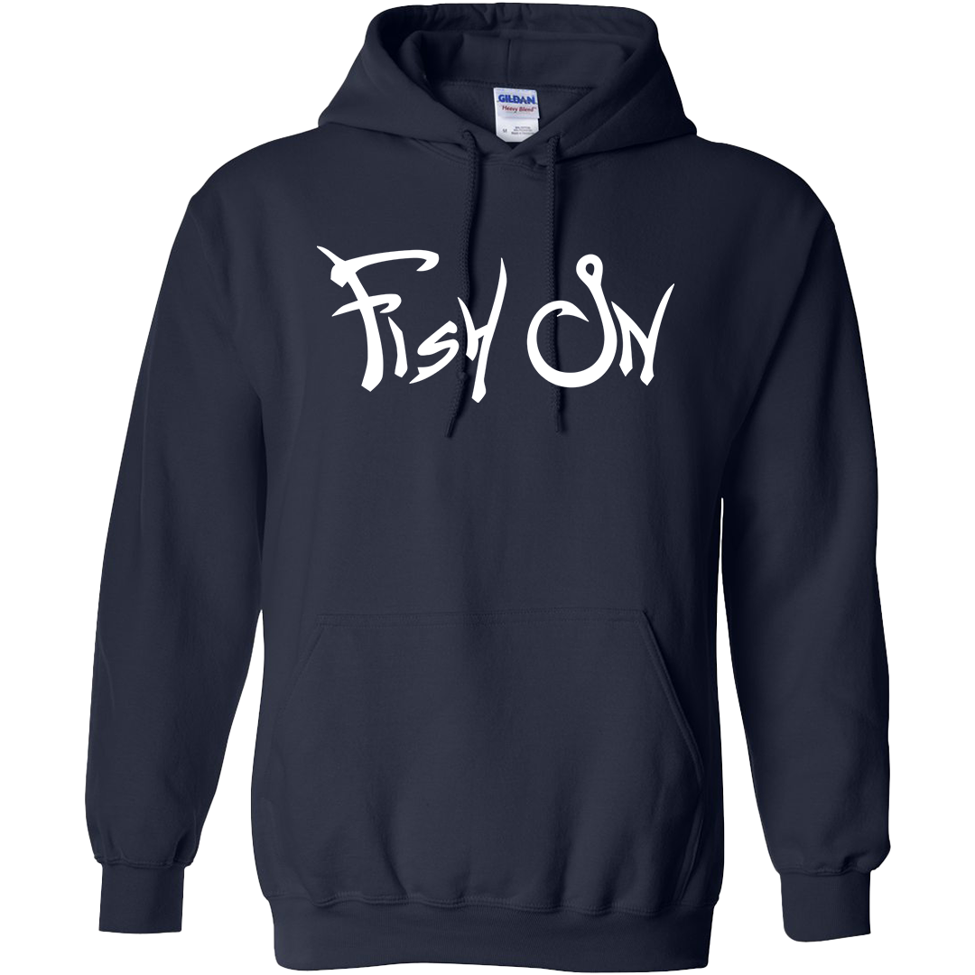 Fish On Adult Hoodie