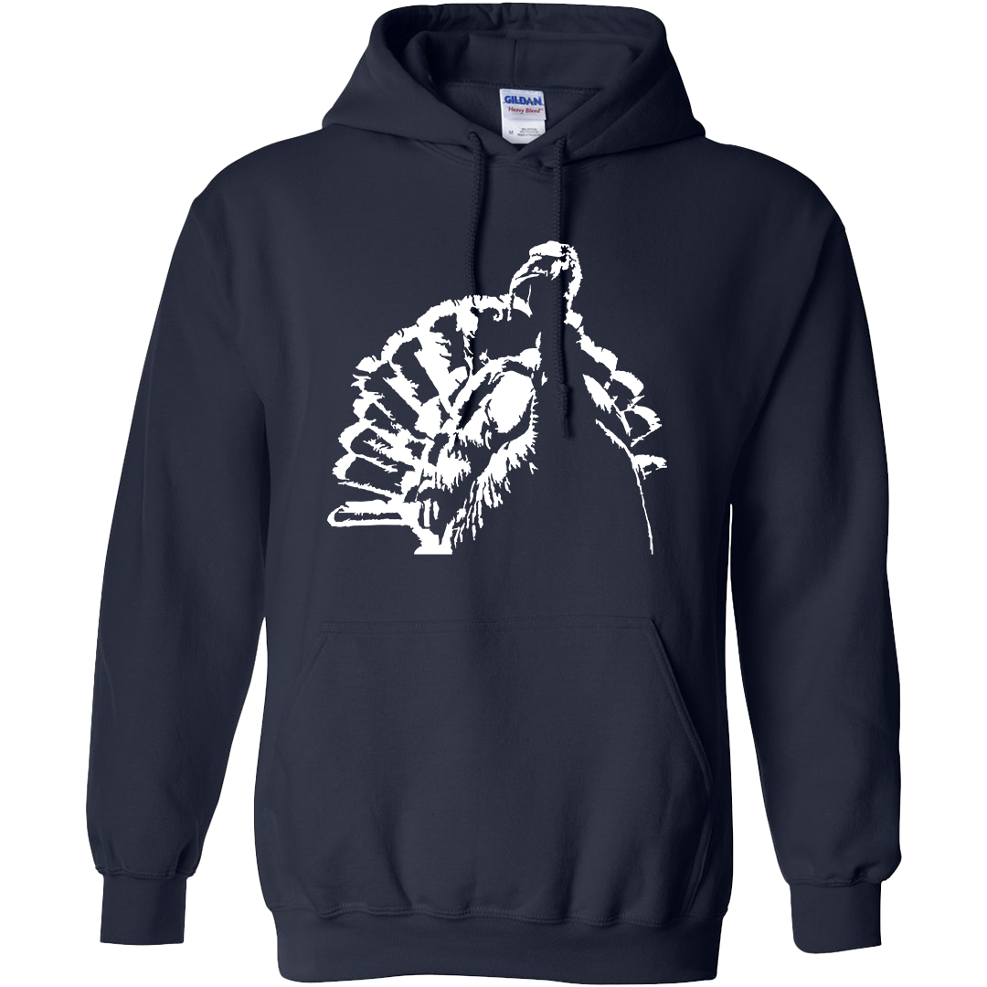 Turkey Contour Adult Hoodie