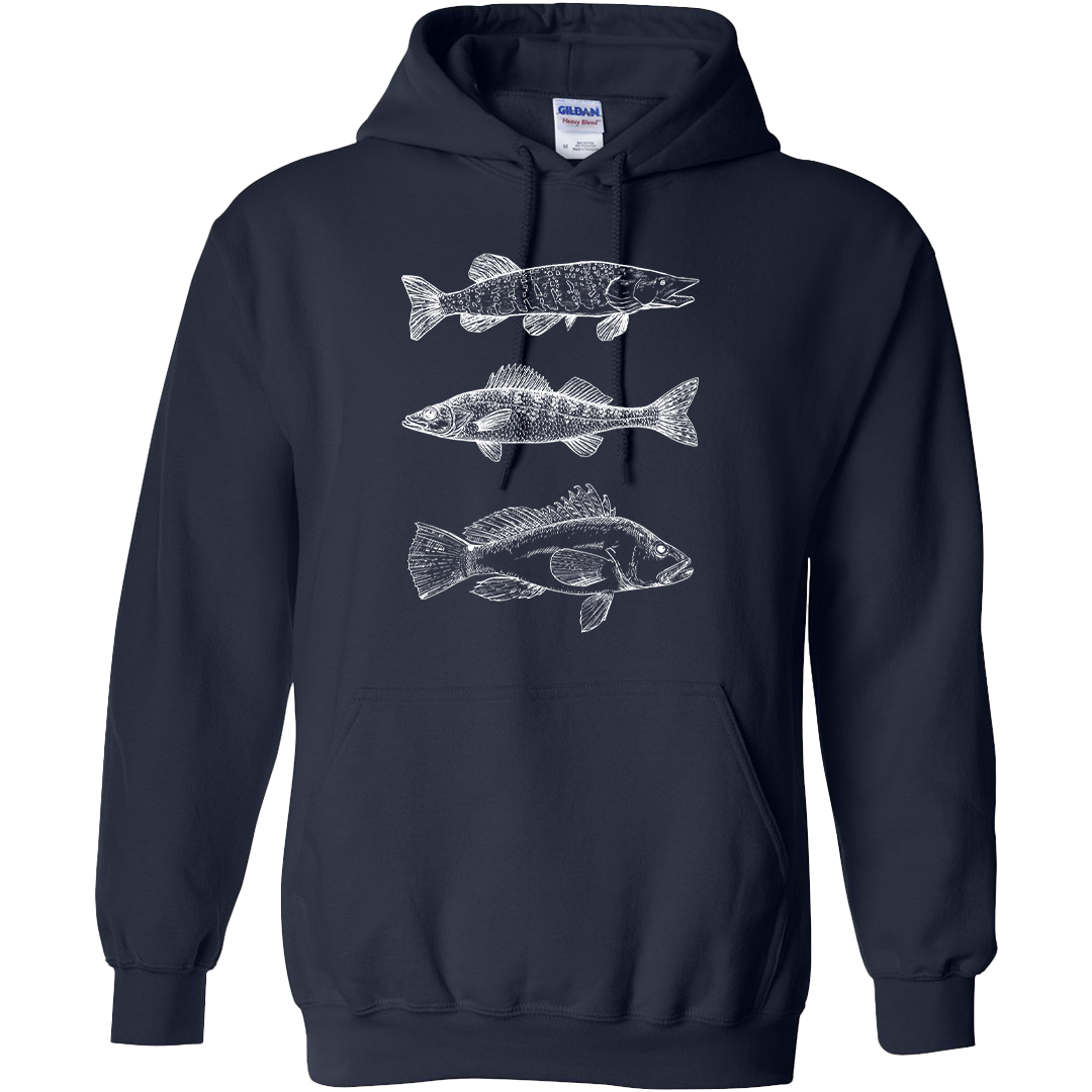 Midwest Fish Adult Hoodie