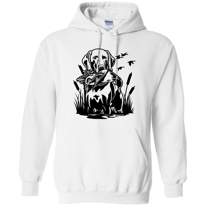 Duck Hunting Dog Adult Hoodie