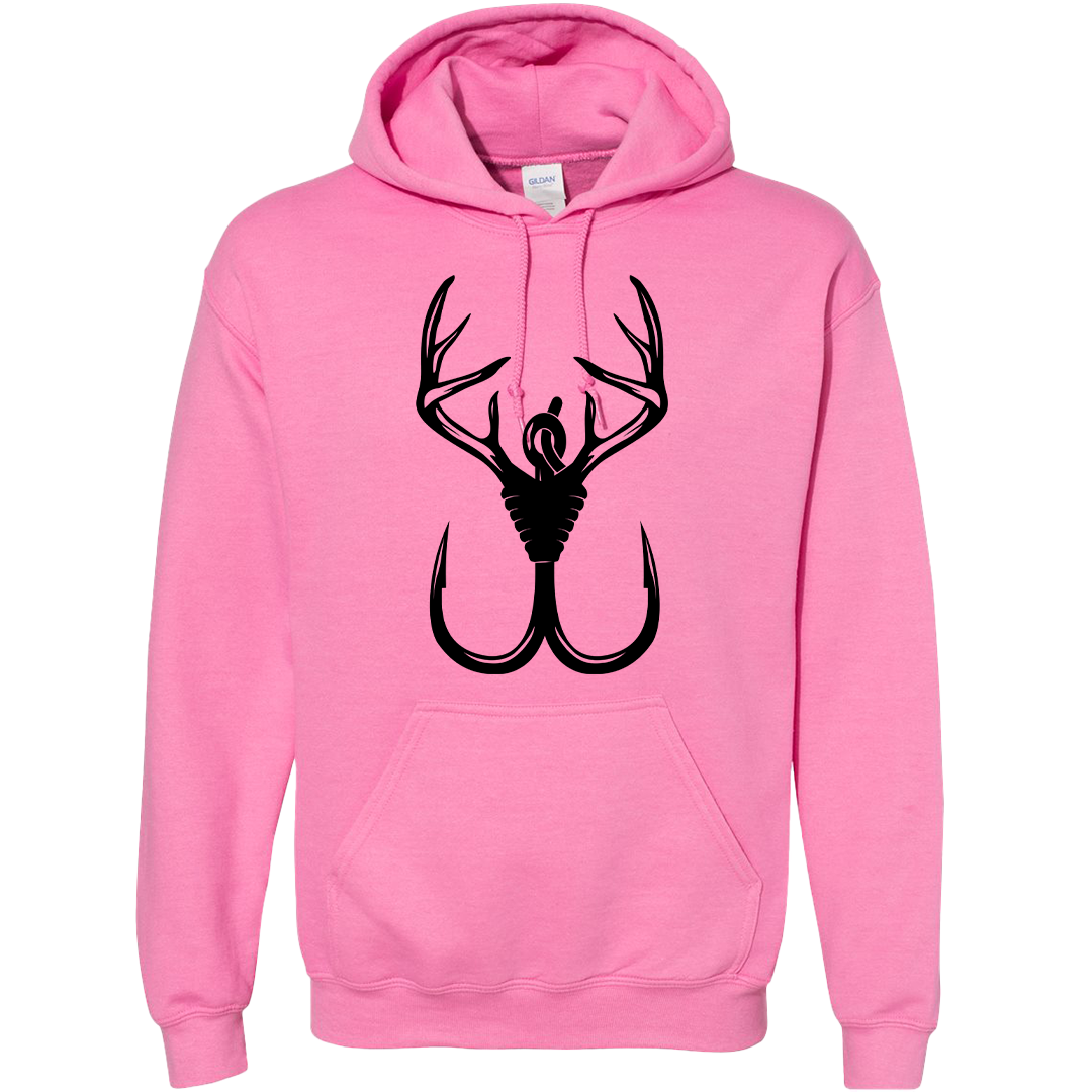 Antler Hook Adult Hoodie