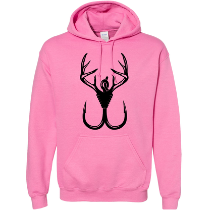 Antler Hook Adult Hoodie