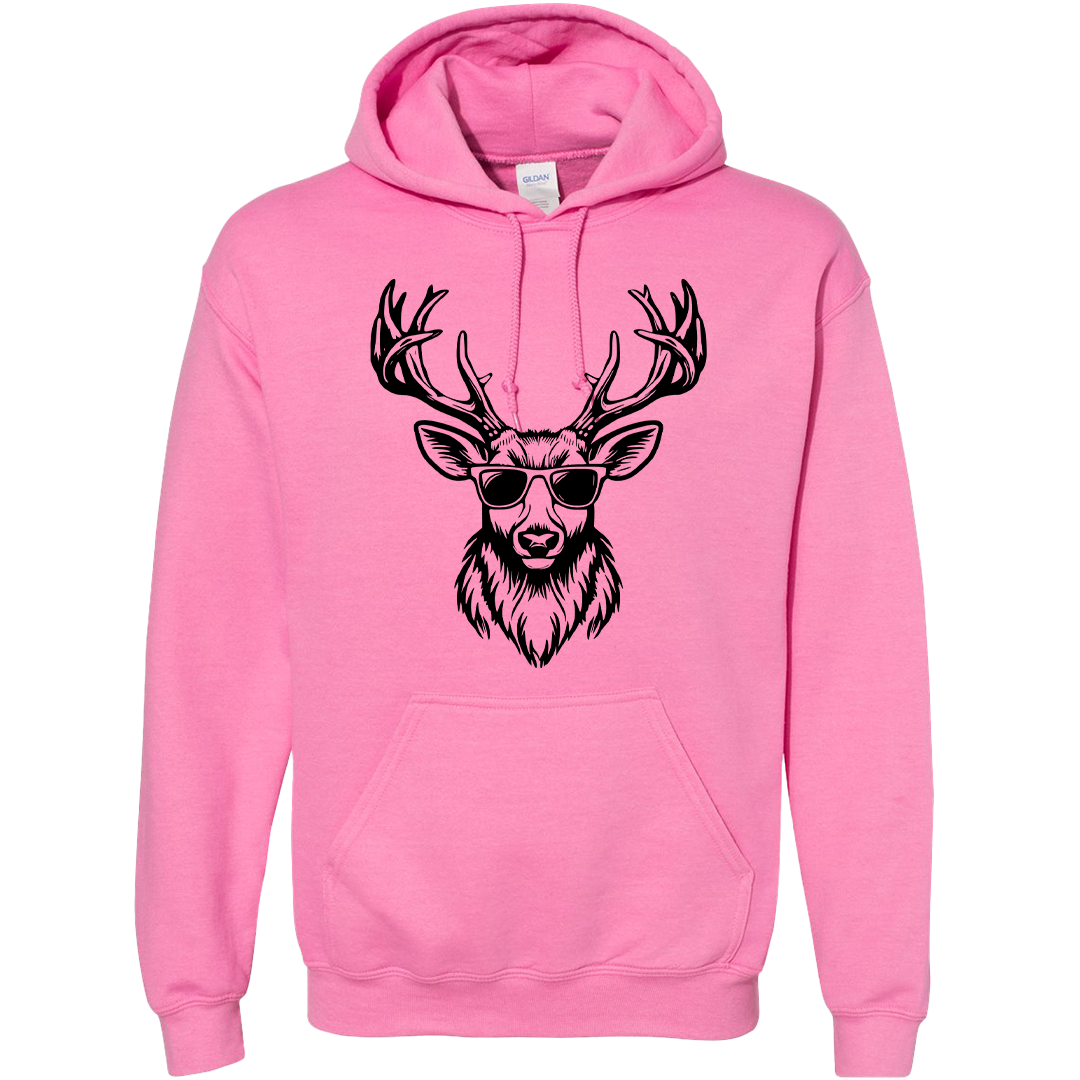 Cool Deer Adult Hoodie