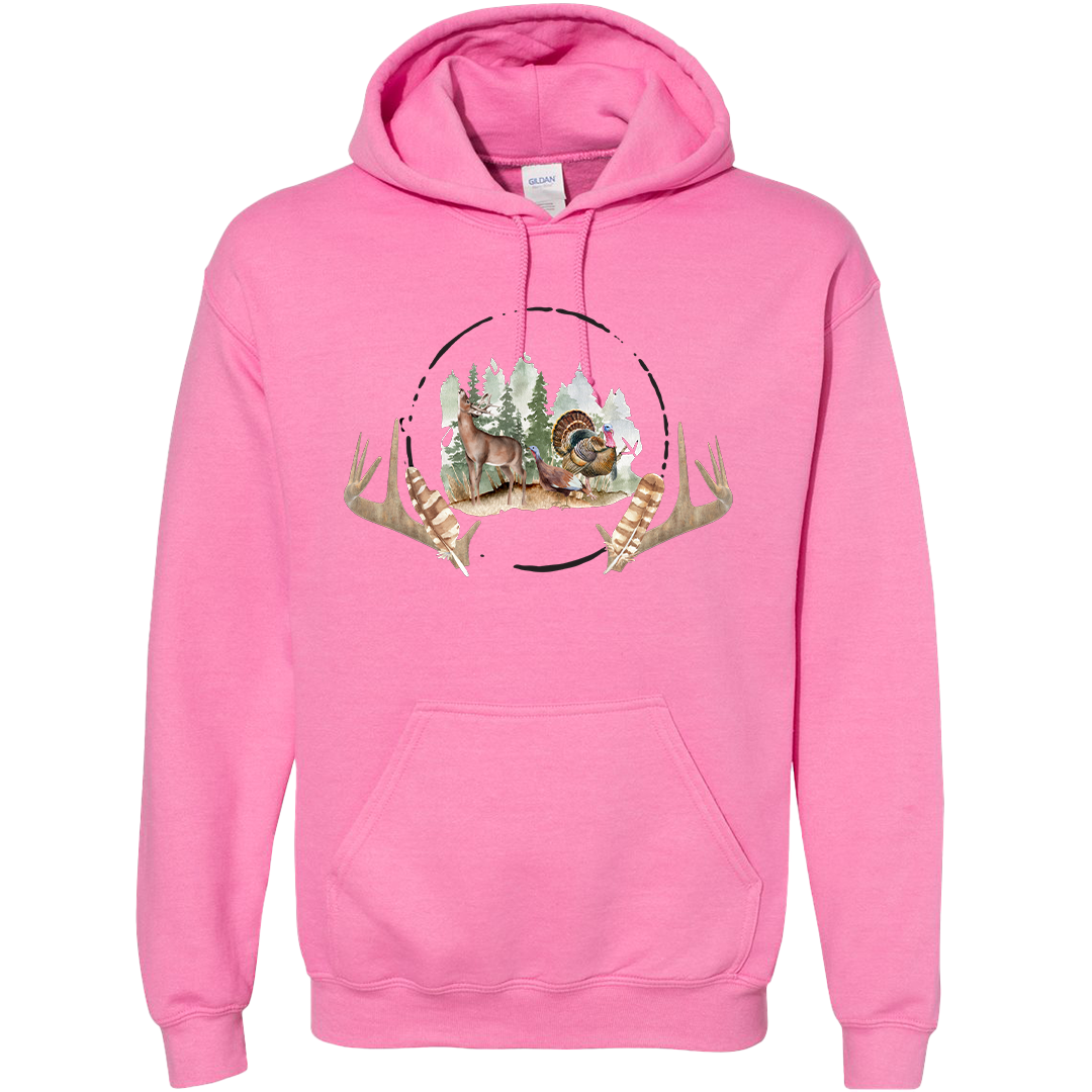 Bucks and Beards Adult Hoodie