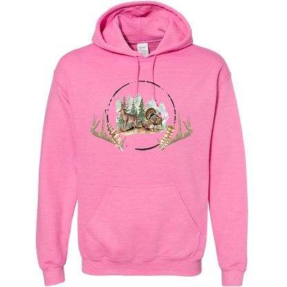 Bucks and Beards Adult Hoodie