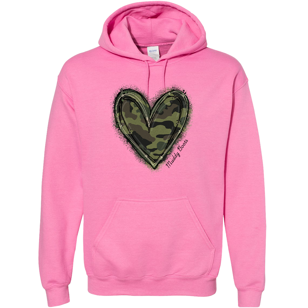 Hidden Heart Adult Hoodie