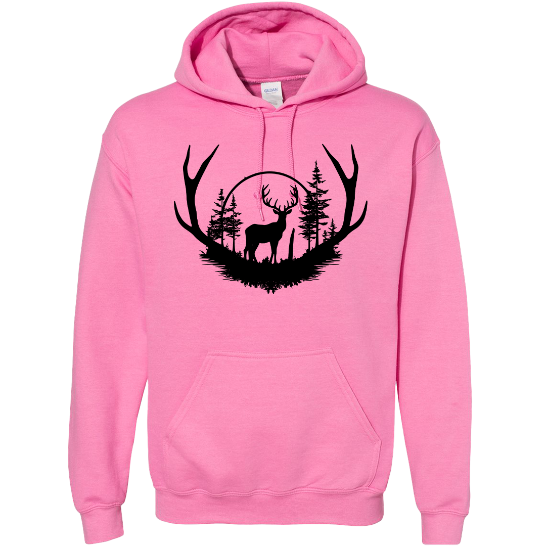 Deer Head Adult Hoodie