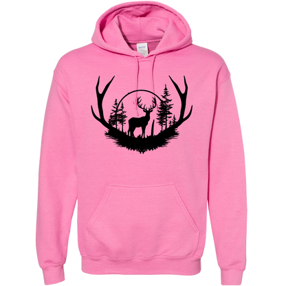 Deer Head Adult Hoodie