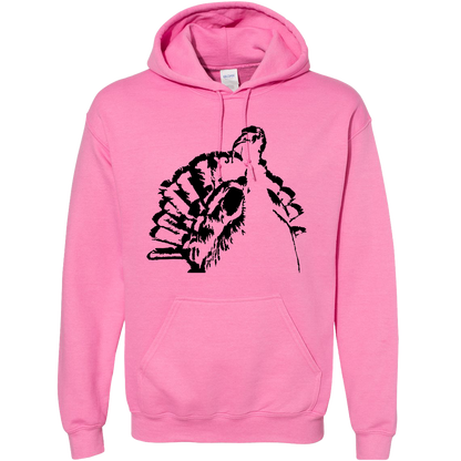 Turkey Contour Adult Hoodie