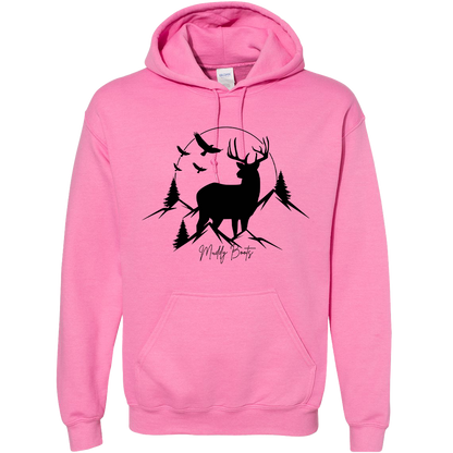 Mountain Deer Adult Hoodie