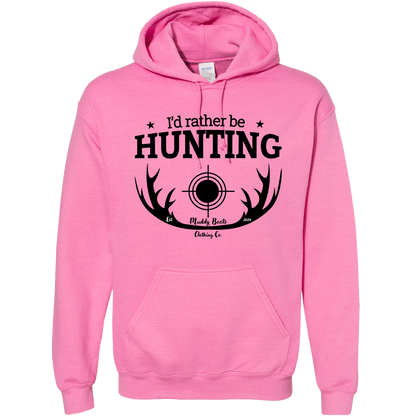 I'd Rather Be Hunting Adult Hoodie