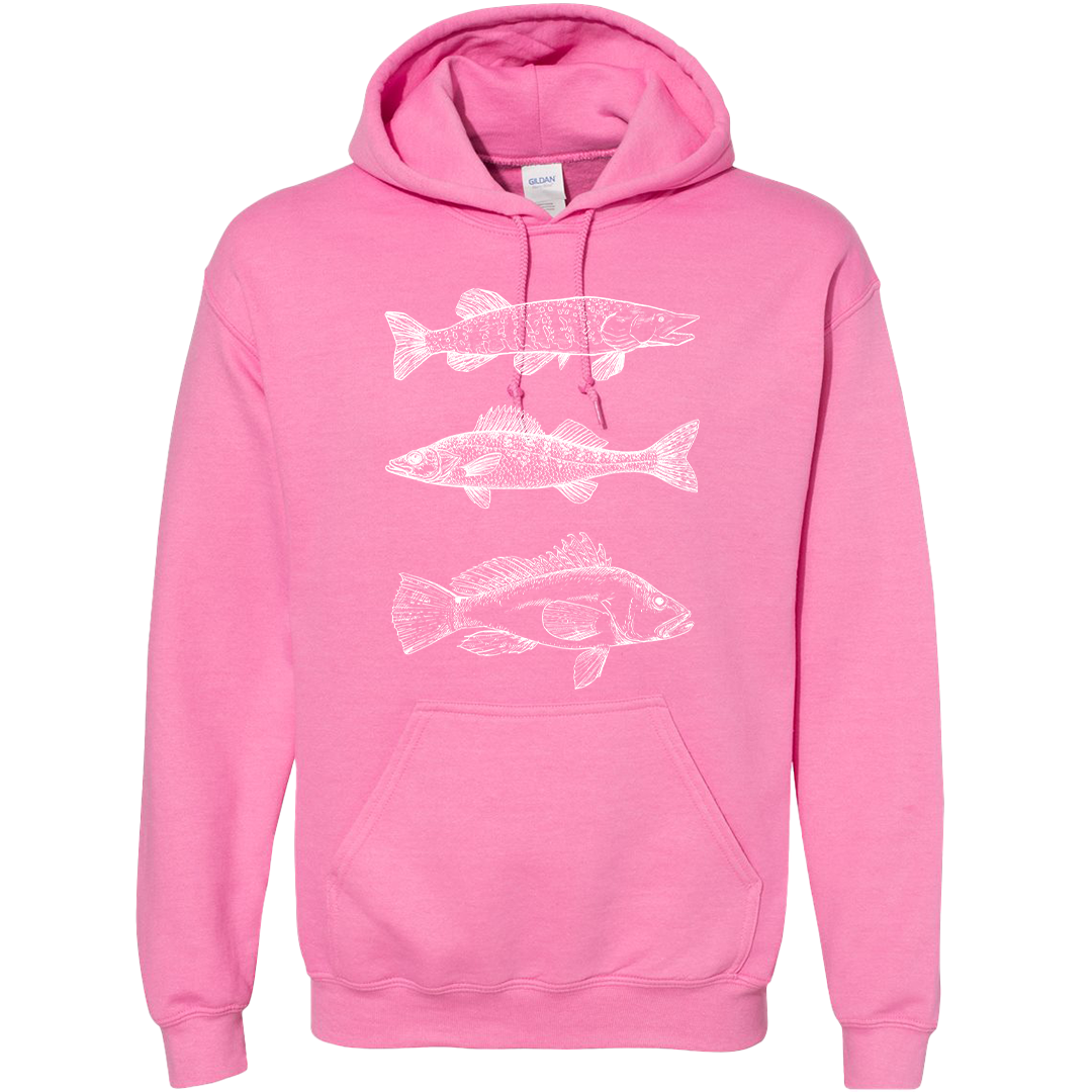 Midwest Fish Adult Hoodie