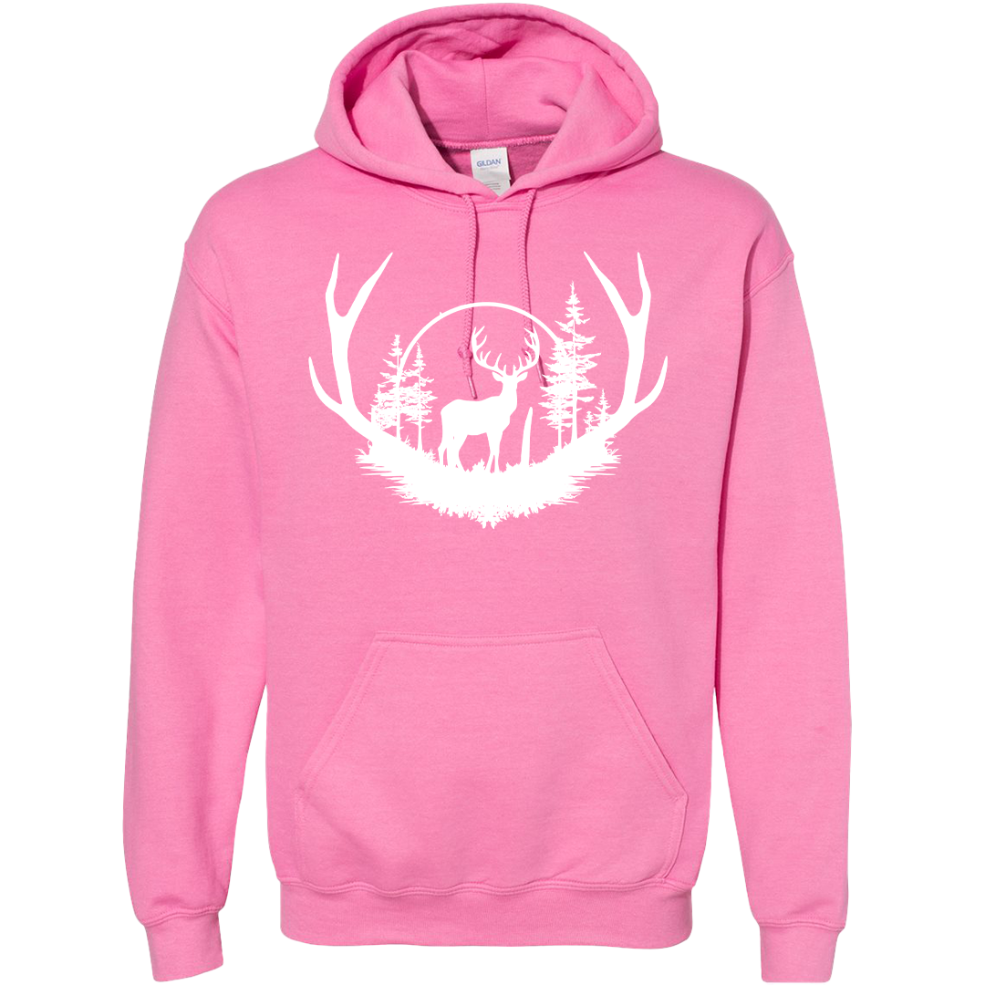 Deer Head Adult Hoodie