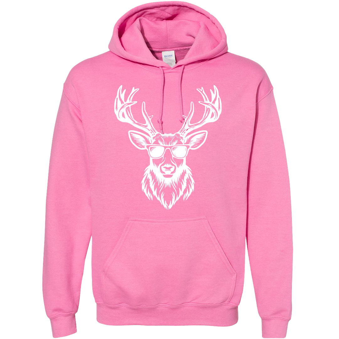 Cool Deer Adult Hoodie