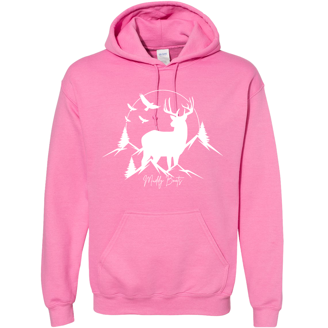 Mountain Deer Adult Hoodie