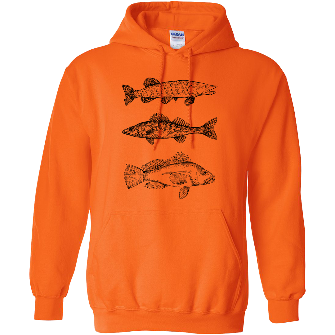 Midwest Fish Adult Hoodie