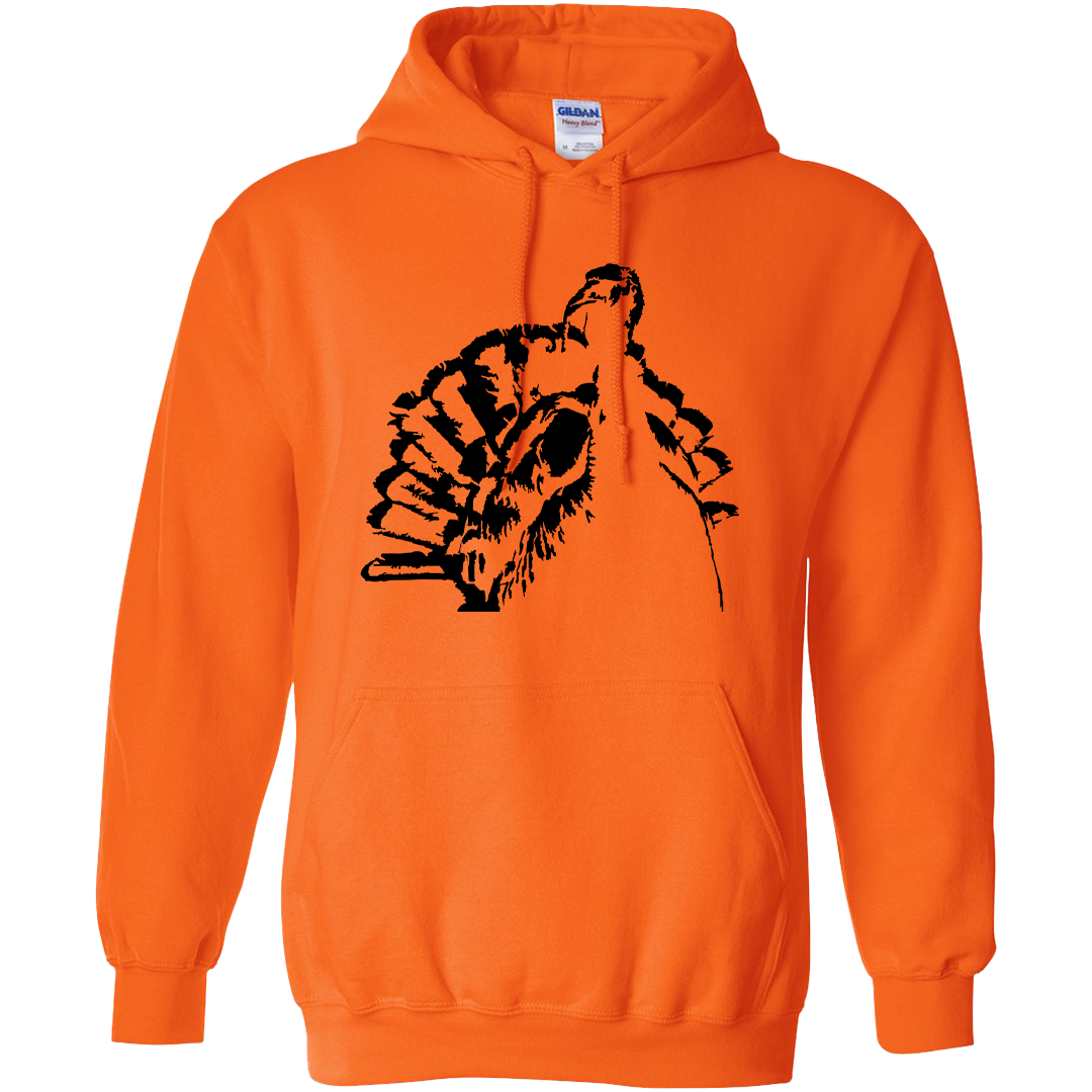 Turkey Contour Adult Hoodie