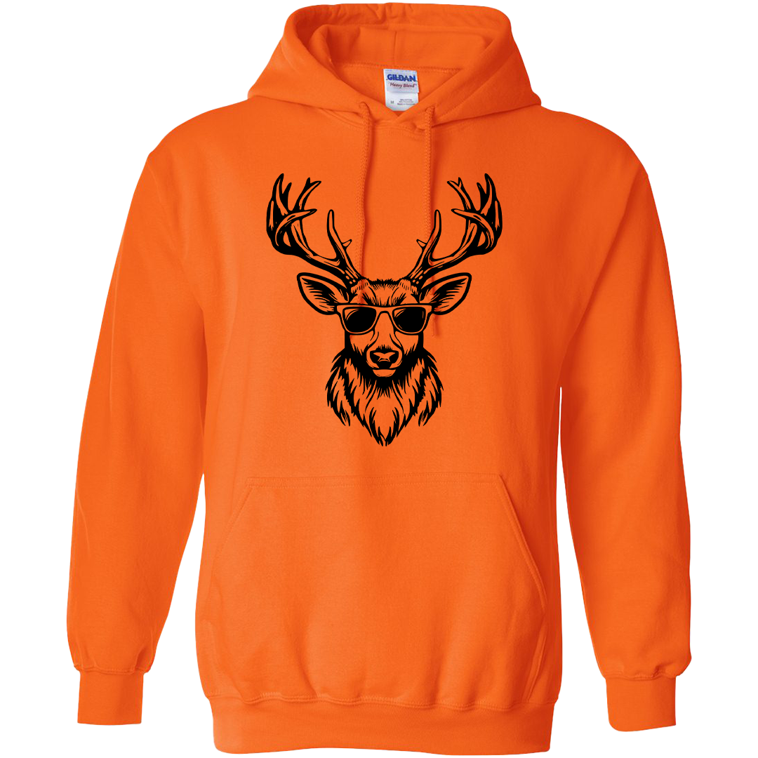 Cool Deer Adult Hoodie