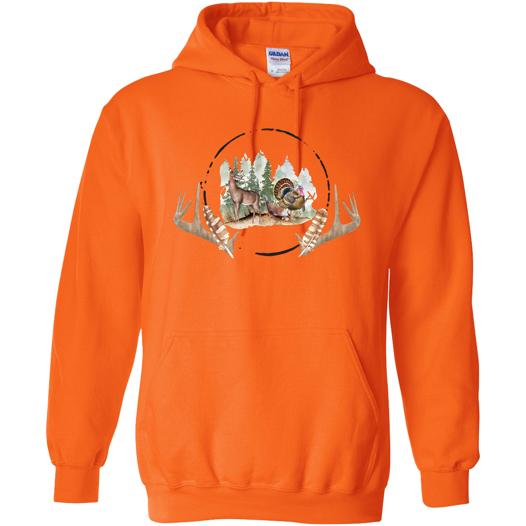 Bucks and Beards Adult Hoodie