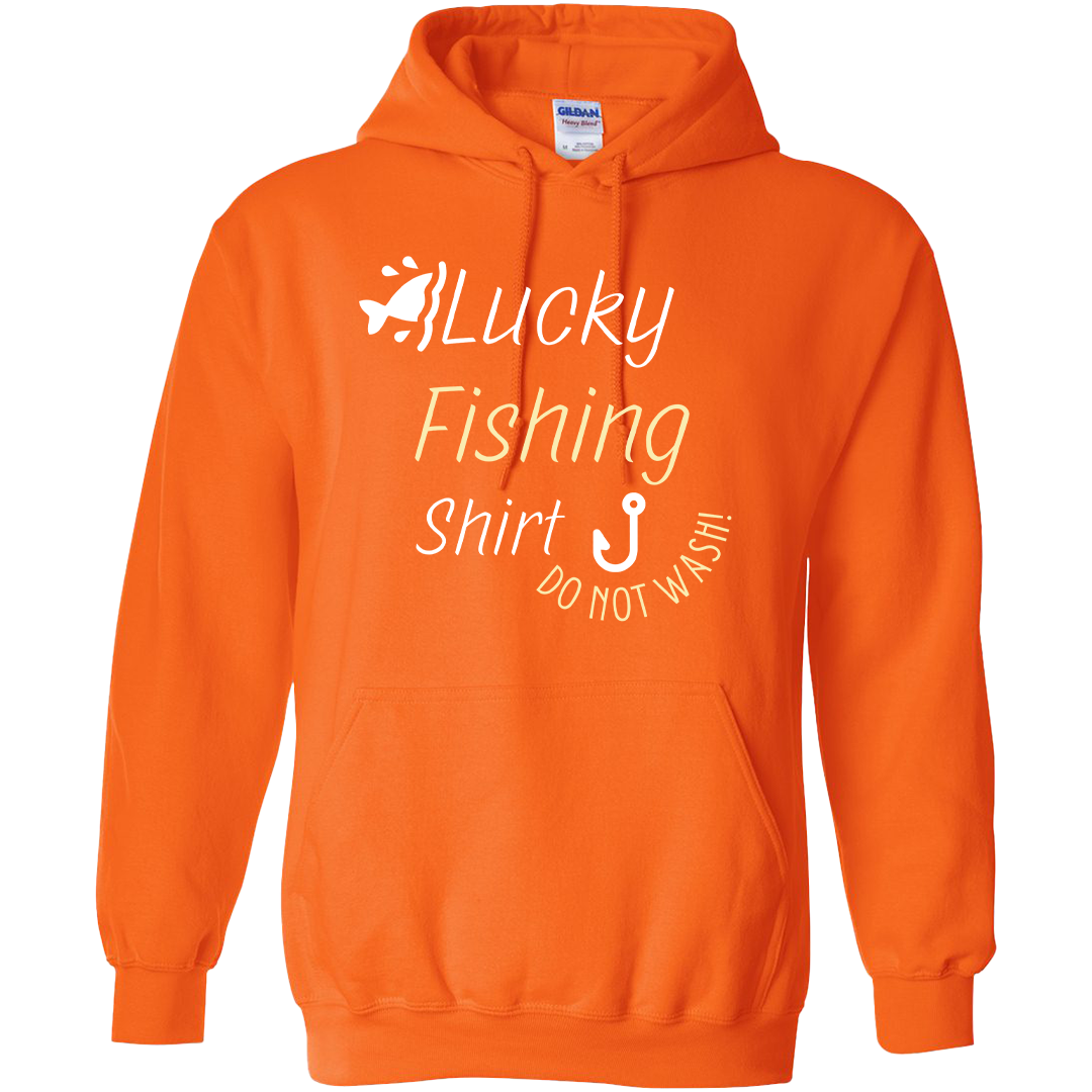 Lucky Fishing Shirt Adult Hoodie