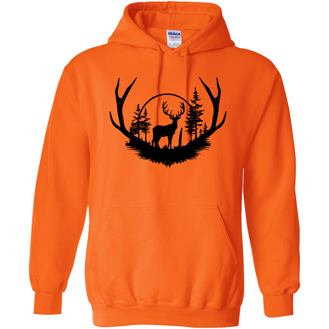 Deer Head Adult Hoodie