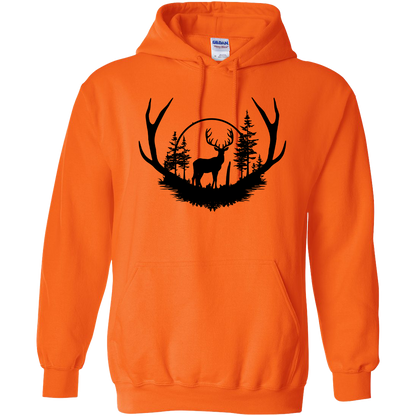 Deer Head Adult Hoodie