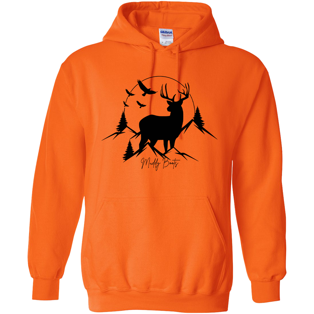 Mountain Deer Adult Hoodie