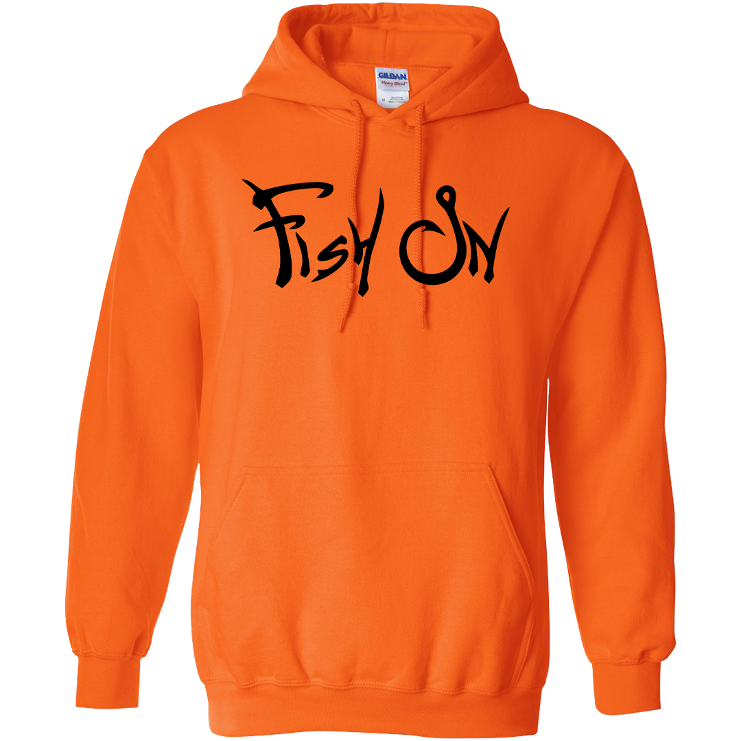 Fish On Adult Hoodie