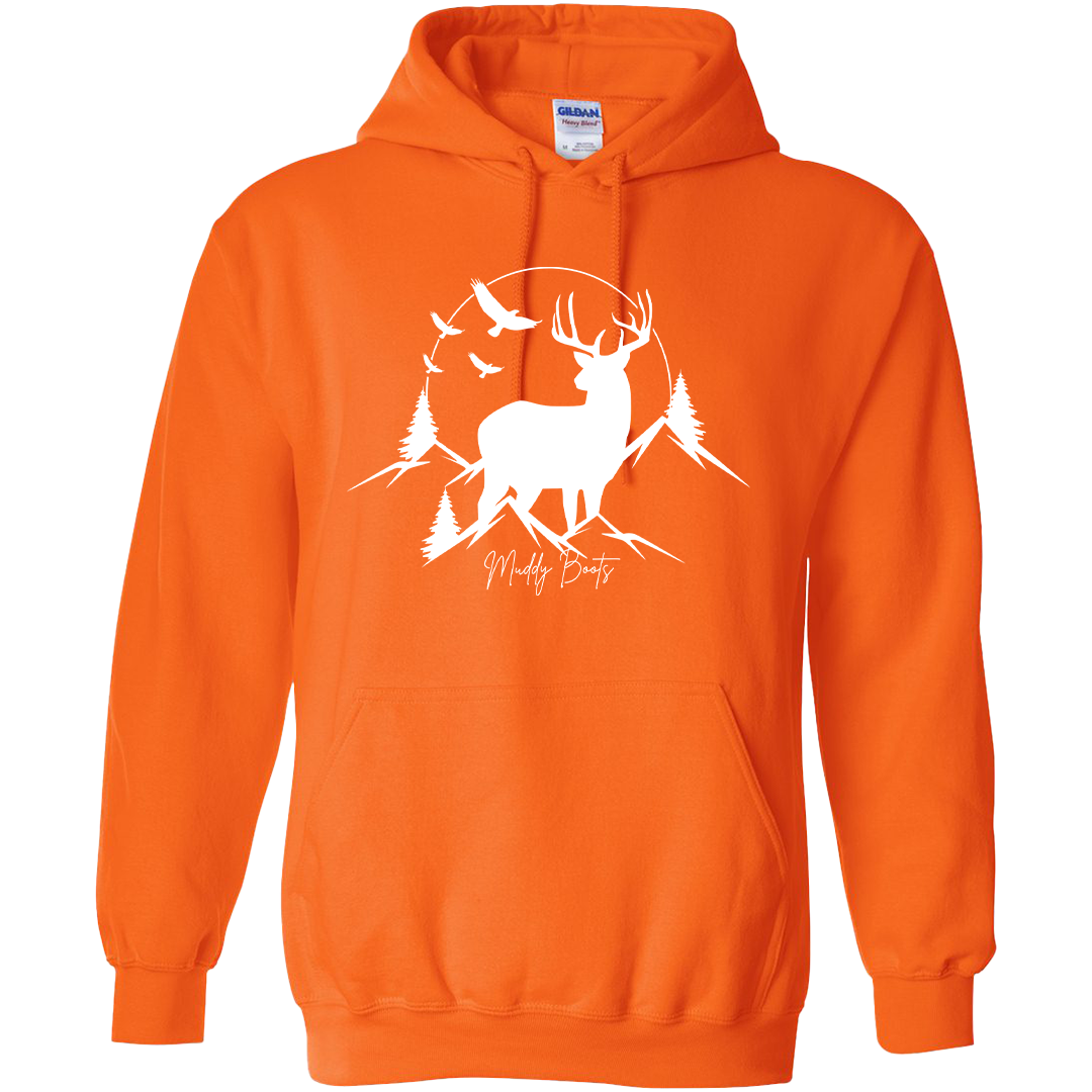 Mountain Deer Adult Hoodie