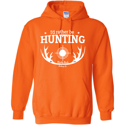 I'd Rather Be Hunting Adult Hoodie