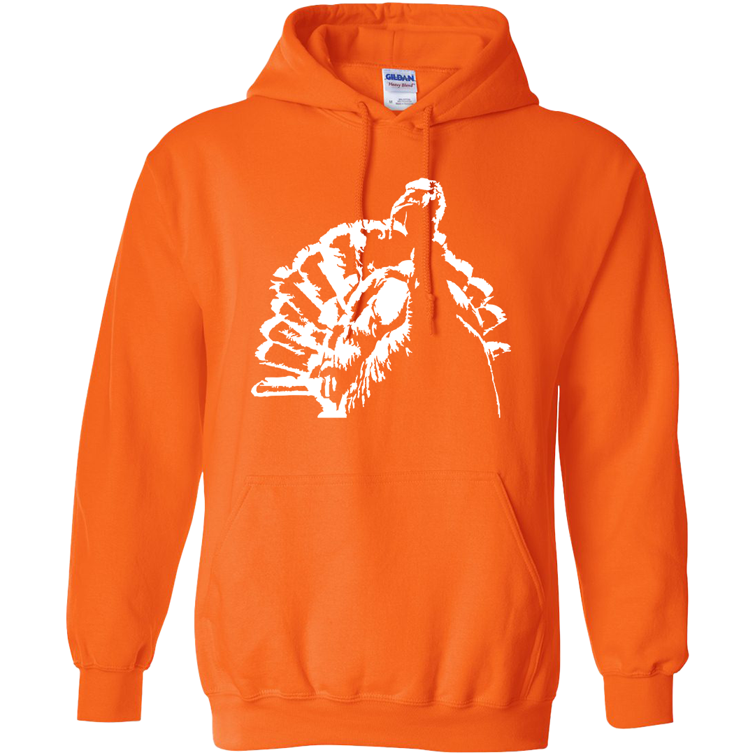 Turkey Contour Adult Hoodie