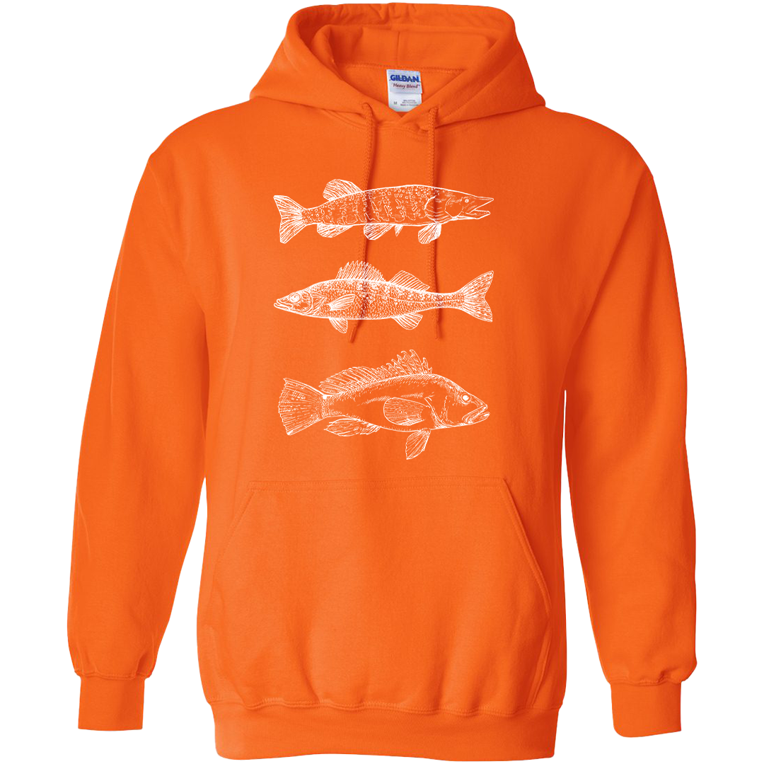 Midwest Fish Adult Hoodie