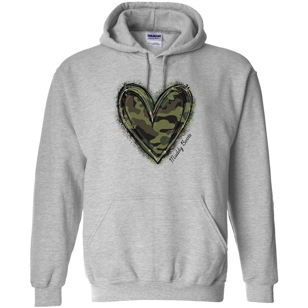 Hidden Heart Adult Hoodie