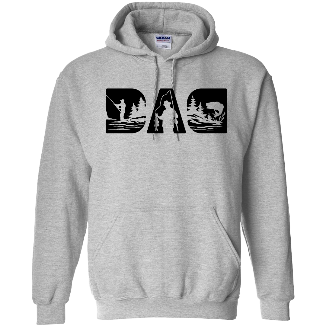 Fishing Dad Adult Hoodie