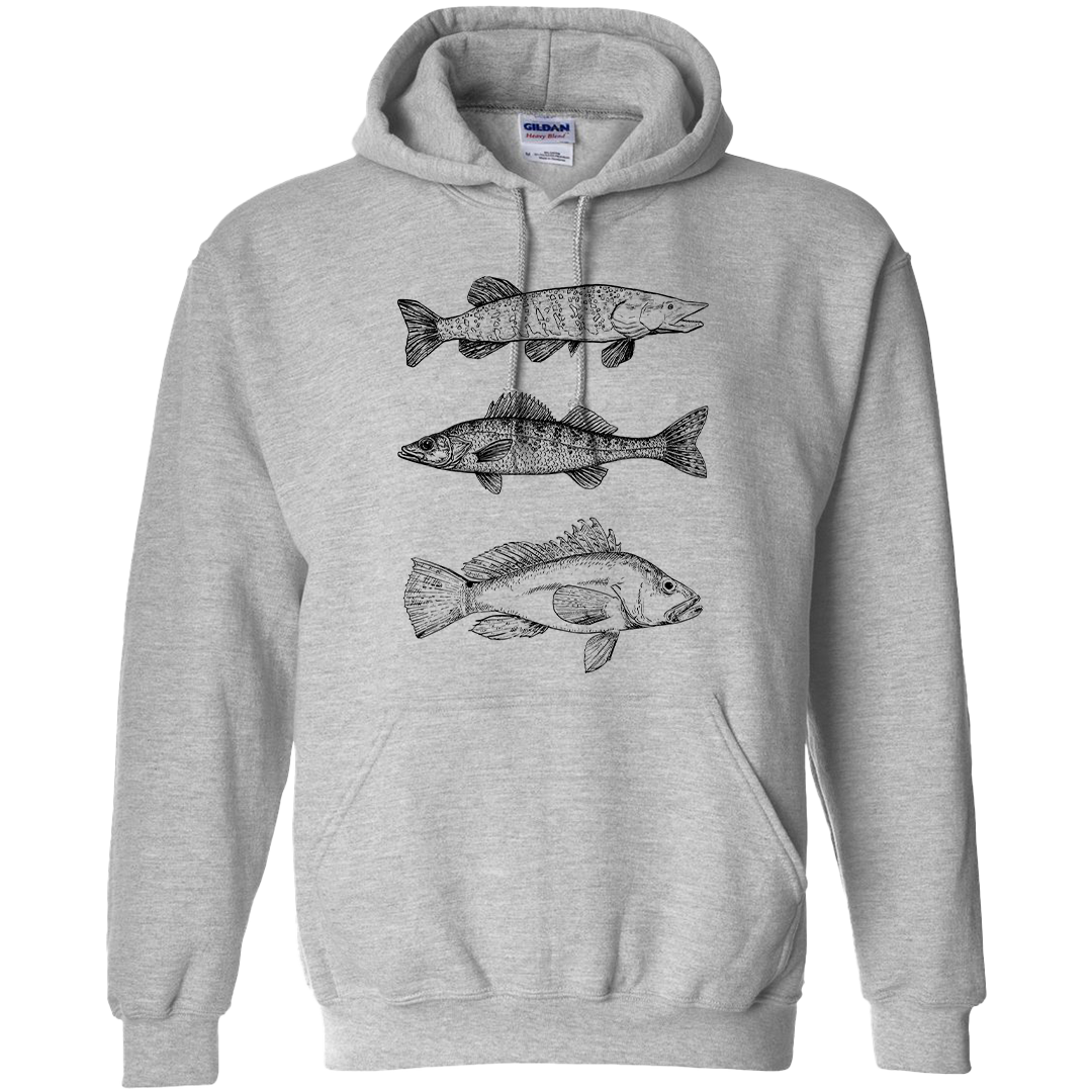 Midwest Fish Adult Hoodie