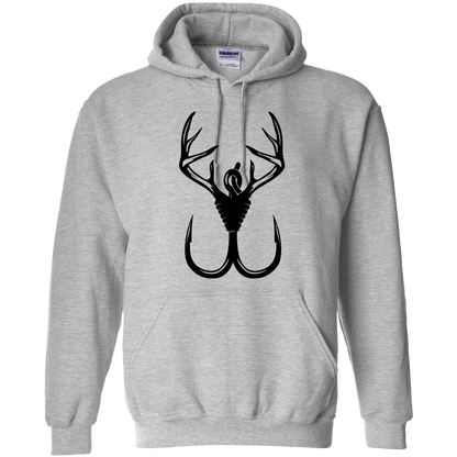 Antler Hook Adult Hoodie
