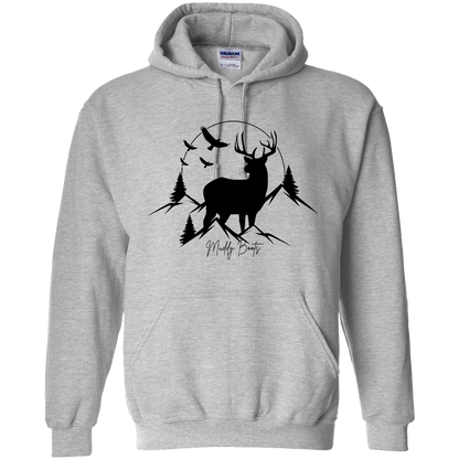Mountain Deer Adult Hoodie